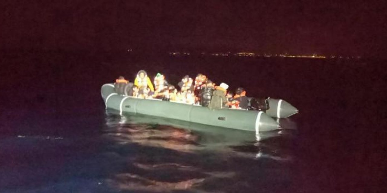 İzmir ve Muğla açıklarında 71 düzensiz göçmen kurtarıldı