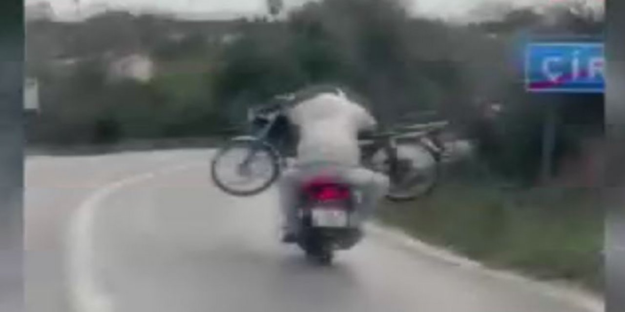 Mersin'de tehlikeli yolculuk: O anlar kamerada!