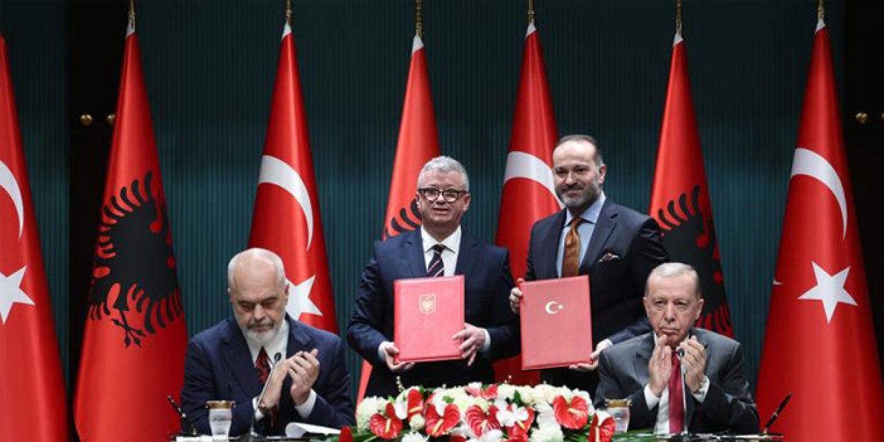 Türkiye ile Arnavutluk arasında 6 anlaşma imzalandı