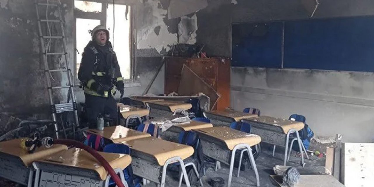Yüzlerce öğrenci ölümden döndü: Okulda büyük yangın