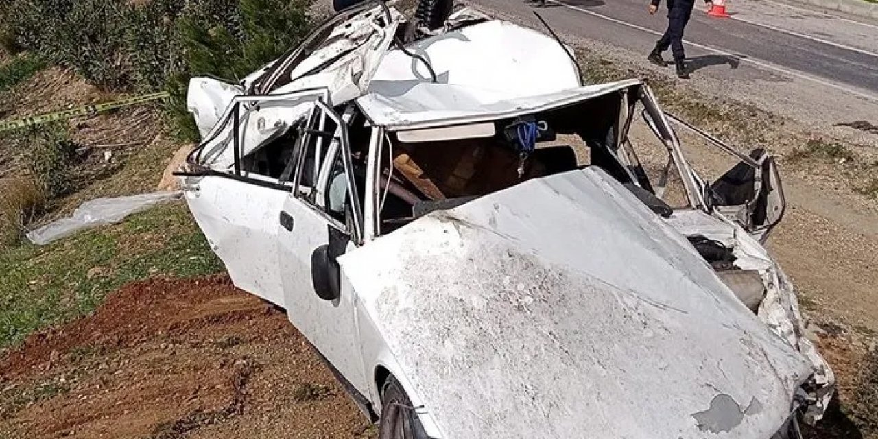 Mersin'de korkunç kaza: 2 kişi hayatını kaybetti!