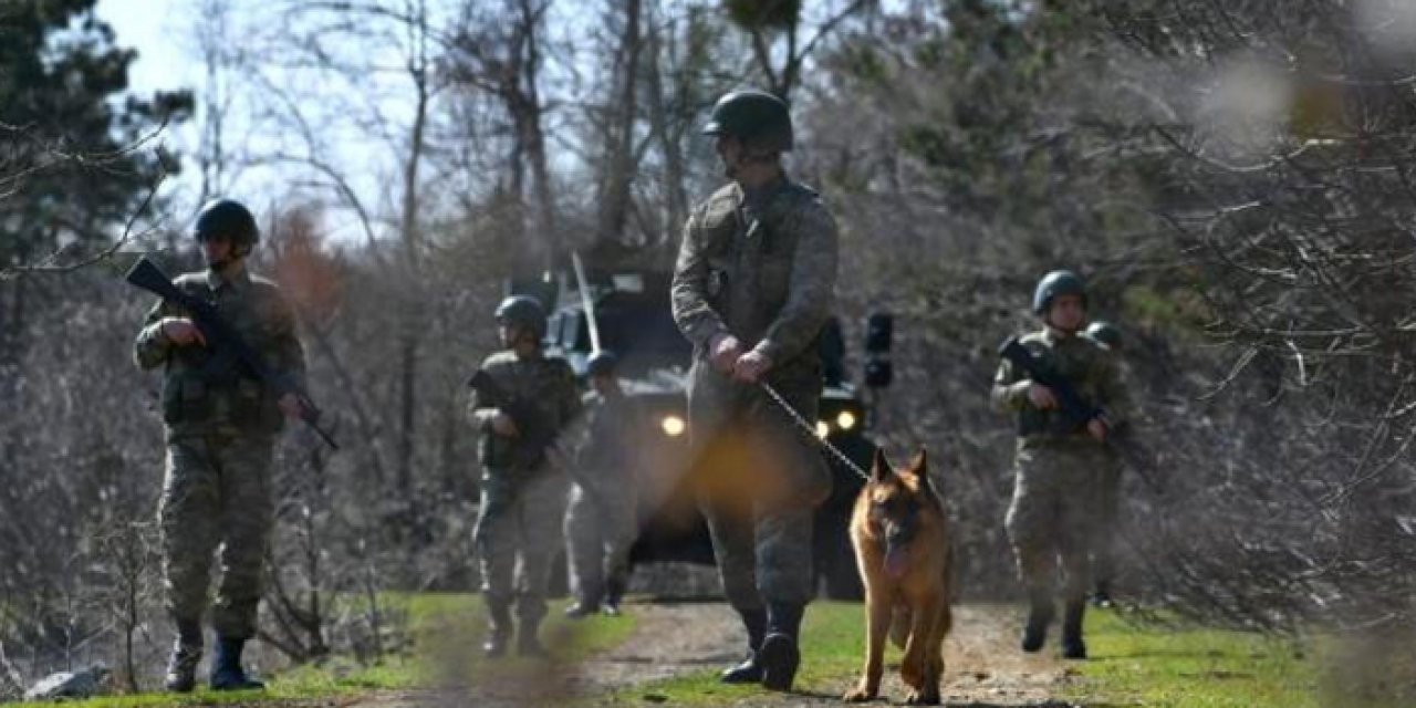 Hudut Kartalları sınırda 5 kişi yakaladı