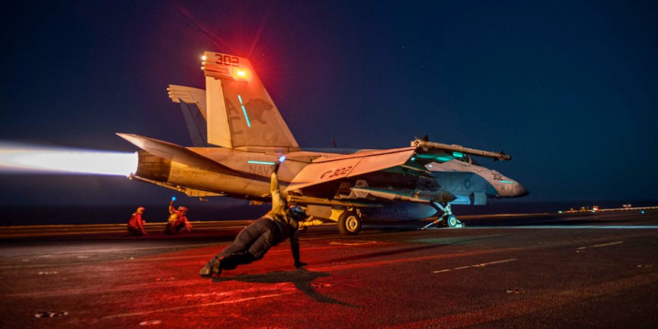 ABD ve İngiltere Husilere ait hedefleri vurdu