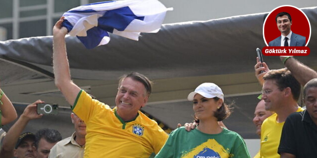 Bolsonaro bildiğiniz gibi: Lula’ya tepki için İsrail bayrağı açtı