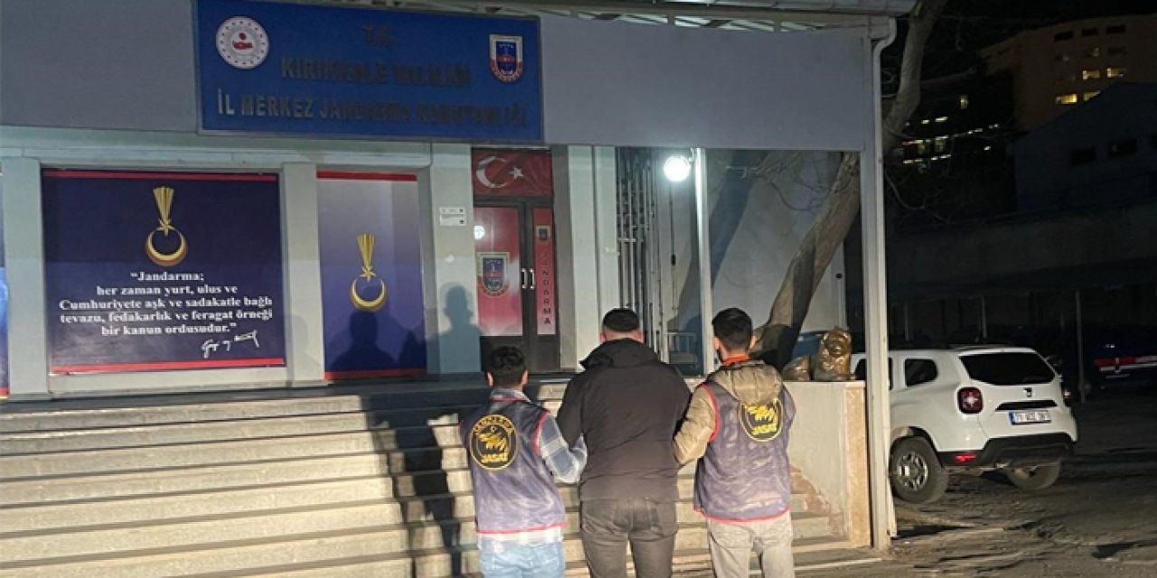 Kara yolları tabelasına ateş eden zanlı yakalandı