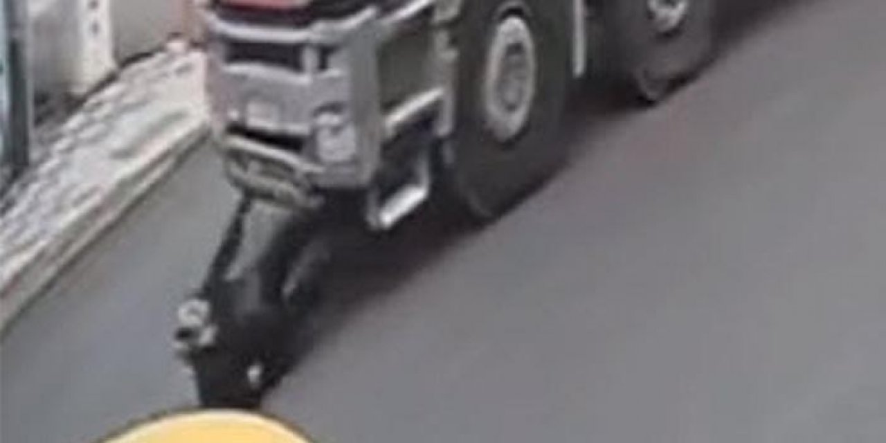 İzmir'de dehşet anları: Beton mikseri ezdi