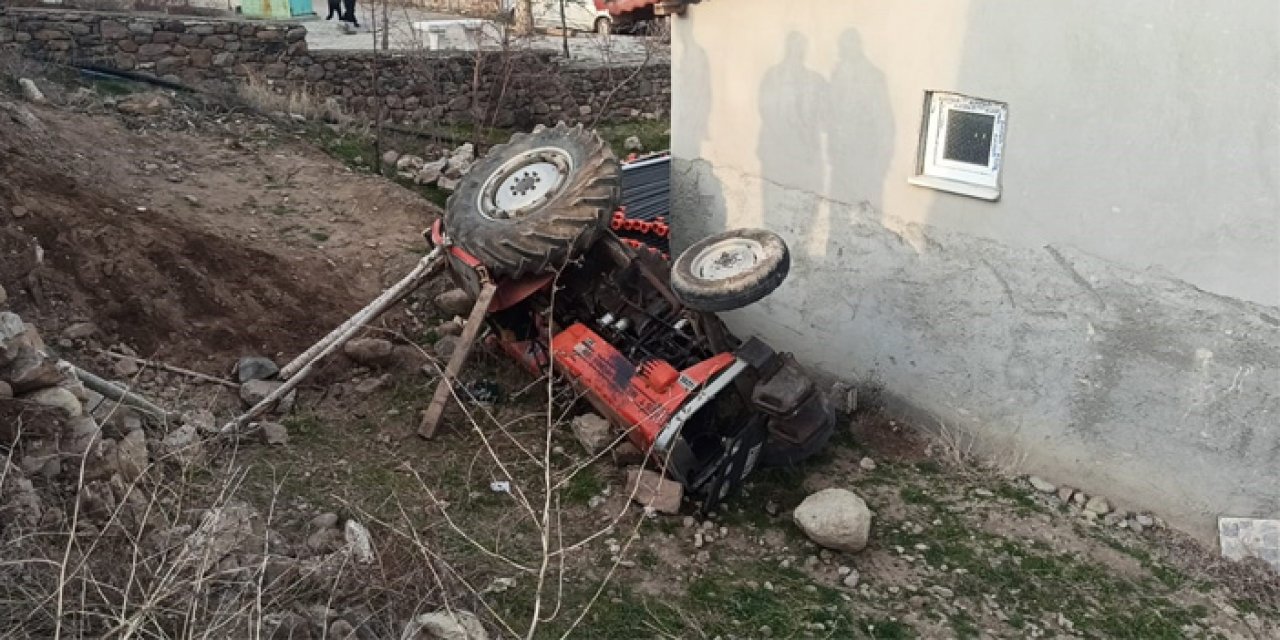 Konya'da traktör şarampole uçtu: Sürücü hayatını kaybetti