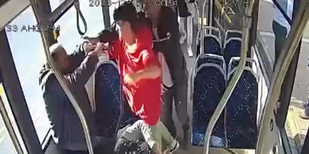 Mersin'de kan donduran olay: Yaşlı çifti otobüste darbettiler!