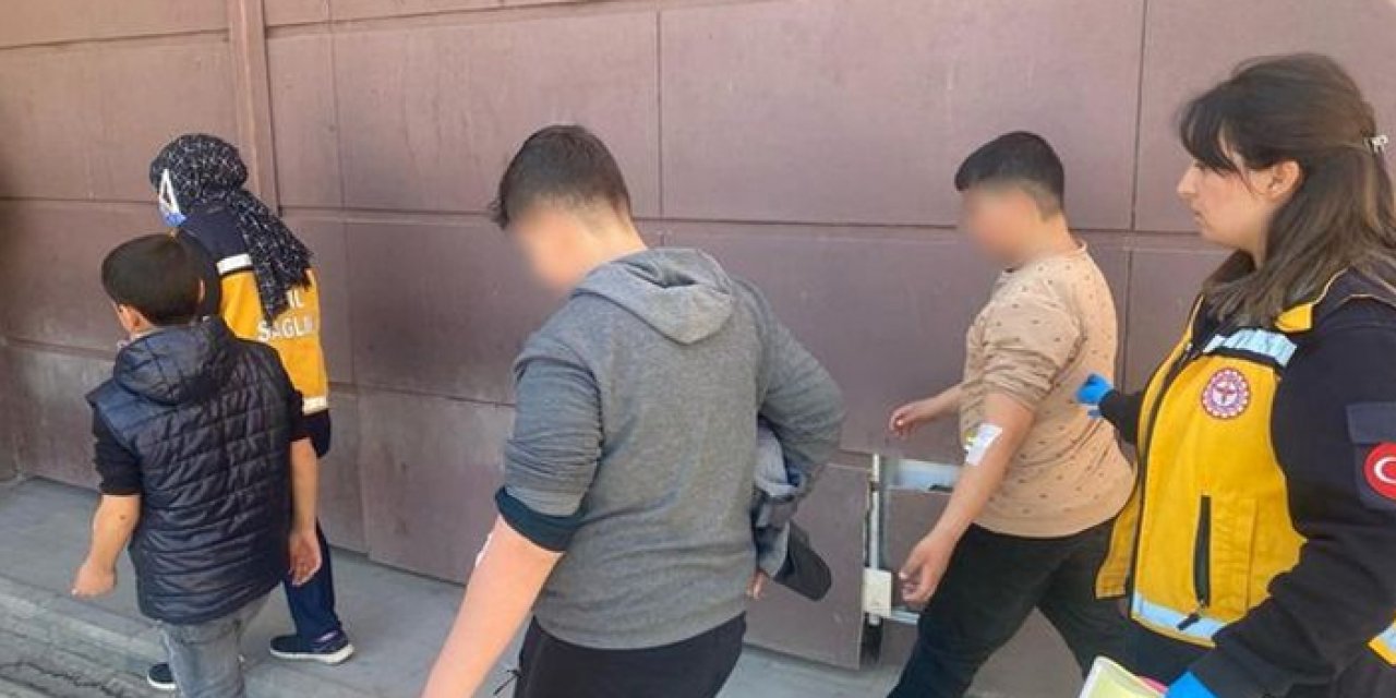 7 öğrenci hastanelik oldu