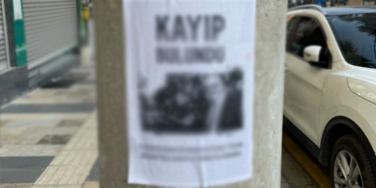 Manisa'da ilginç protesto: 'Kayıp bulundu'