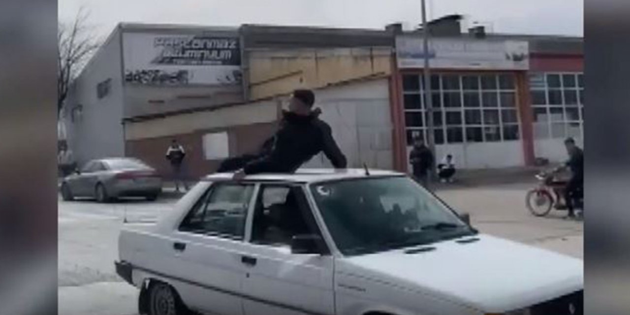 Tavanda yolculuk hastanede bitti