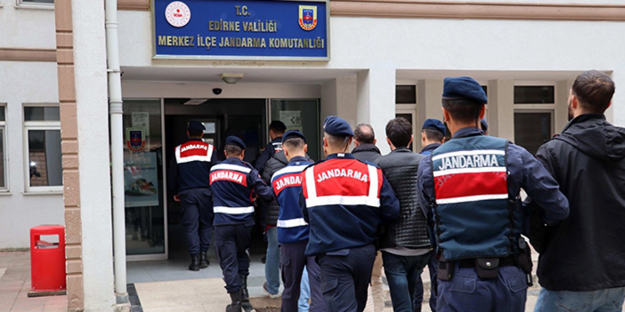 Edirne'de 5 terör şüphelisi yakalandı