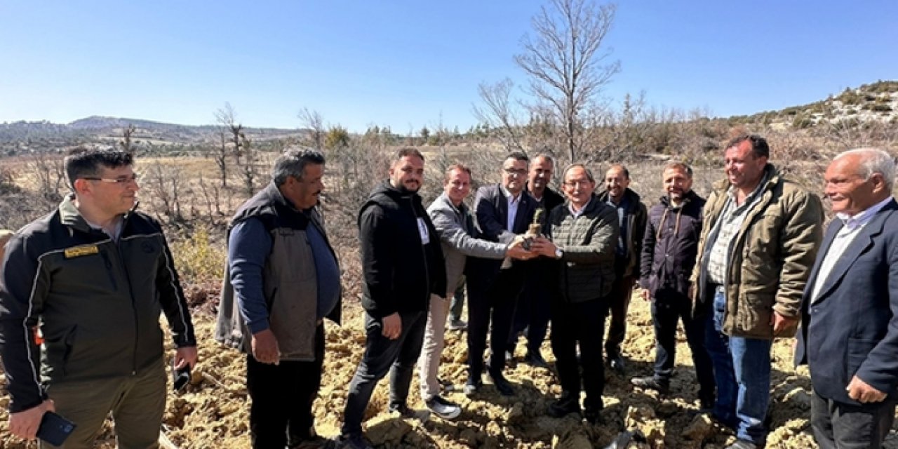 Mersin'de engelsiz hareket: El birliğiyle fidan ektiler!