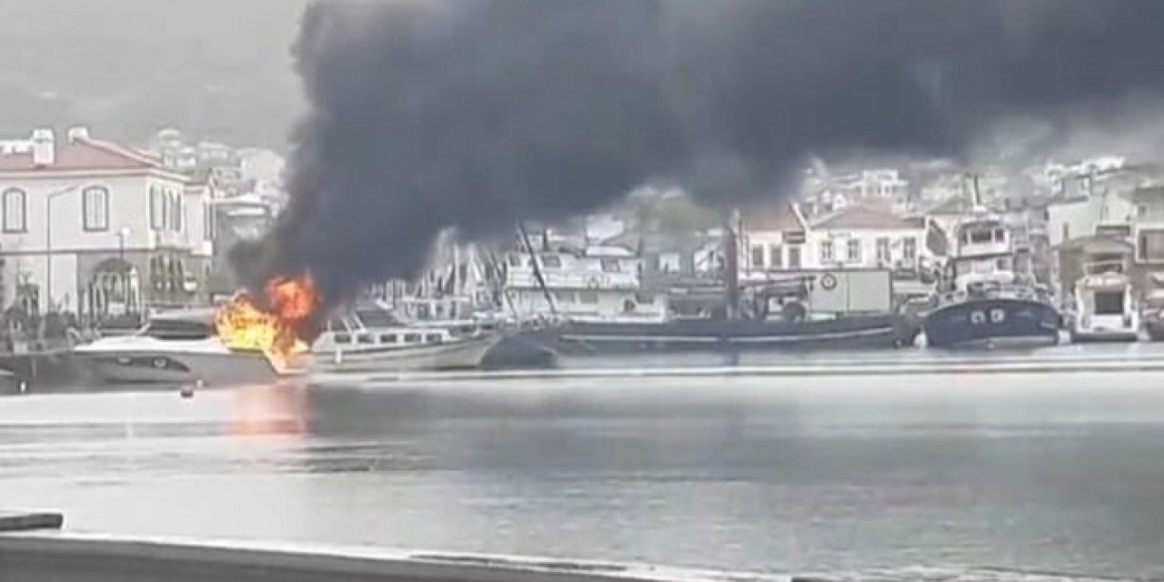 İzmir'de tekne patladı! 2 kişi yaralandı