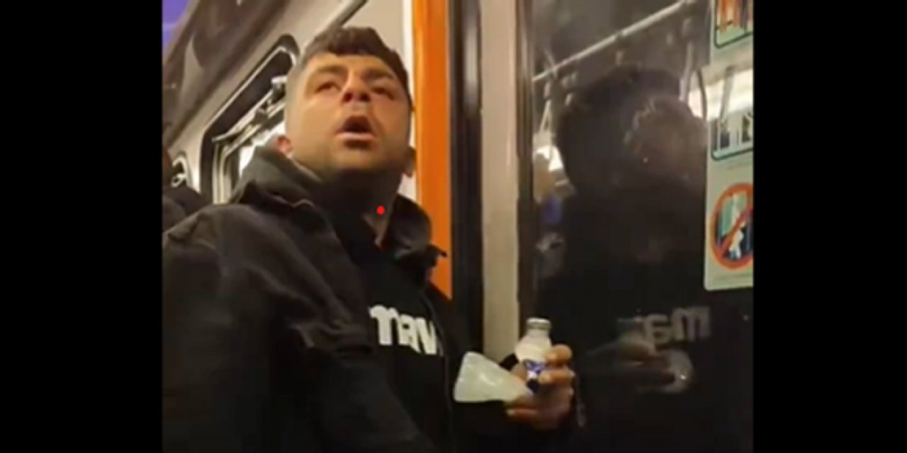 Sonunda bu da oldu! Bir şahıs metroda uyuşturucu kullandı
