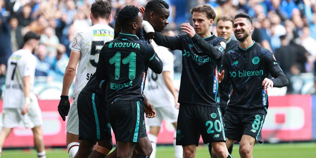 Adana Demirspor'dan galibiyet geldi