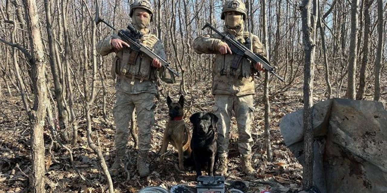 Bingöl'de terör örgütü PKK'ya ait roketatar ele geçirildi