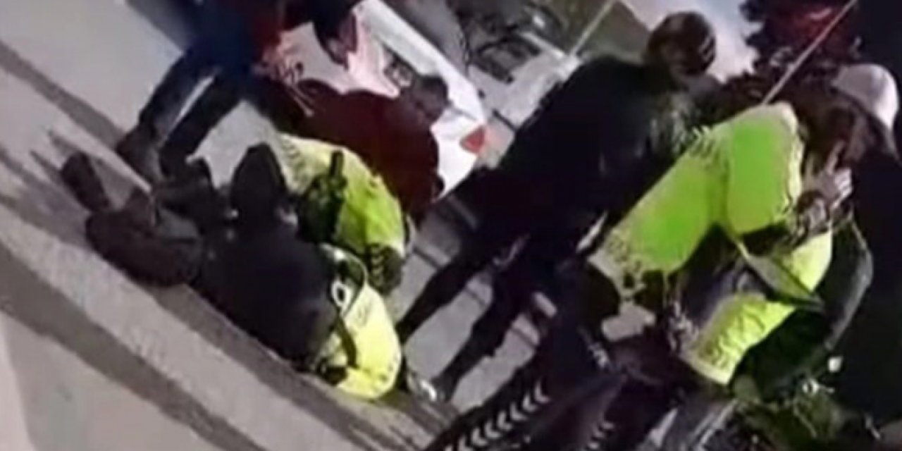 İzmir'de dehşet! Polis memuruna saldırdı