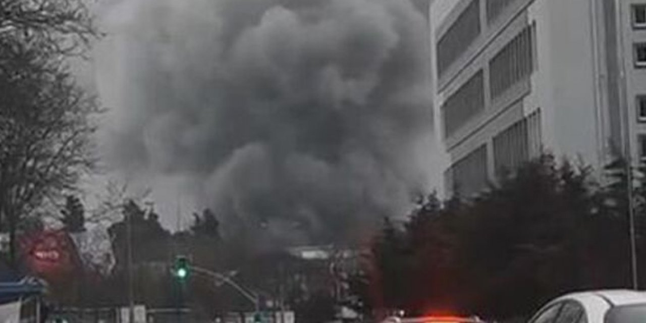 Üniversitede yangın çıktı!