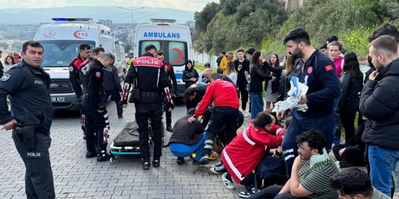 Halk otobüsü devrildi: 15 yaralı