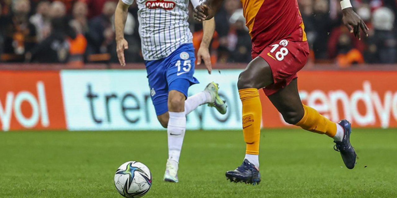 Galatasaray Çaykur Rizespor karşılaşmasında ilk 11'ler belli oldu