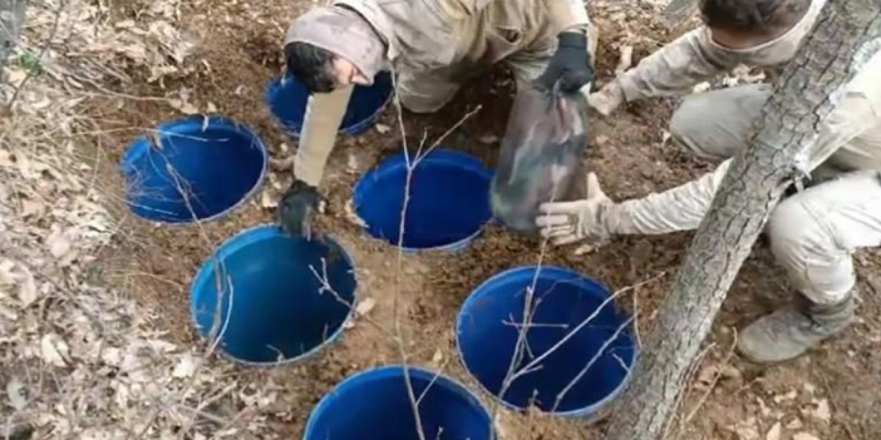 Diyarbakır'da teröristlerin kullandığı 11 sığınak ve 2 depo imha edildi