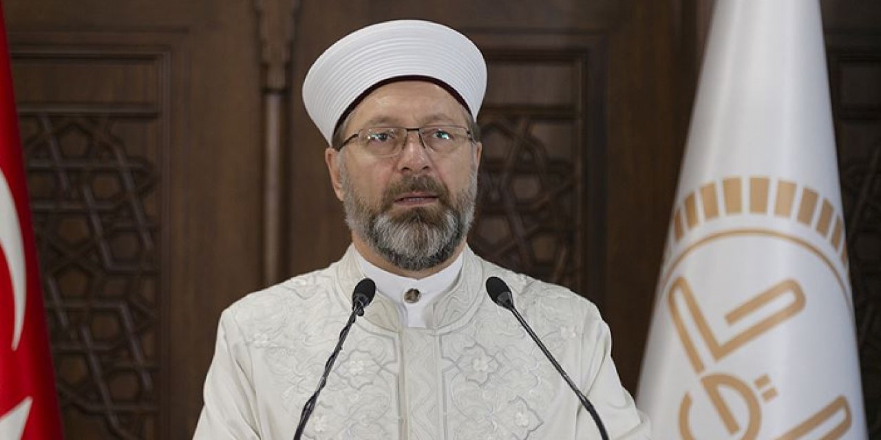 Diyanet İşleri Başkanı Ali Erbaş : Katiller aylardır Gazze'de soykırım suçu işlemektedir
