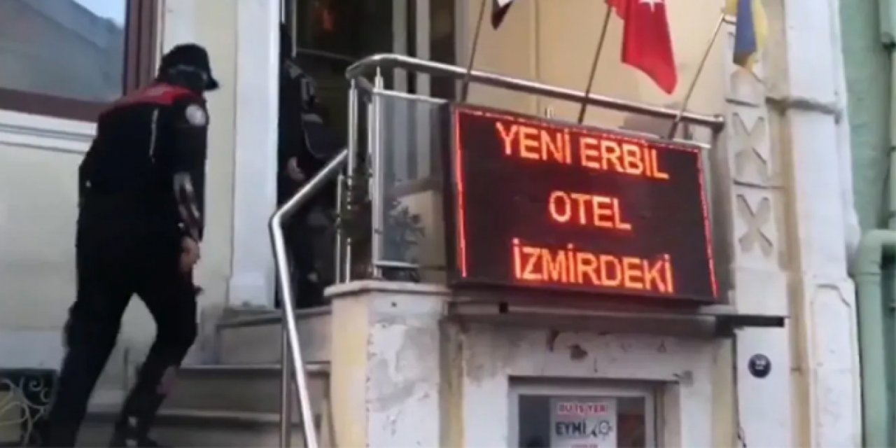 İzmir'de onlarca otele operasyon