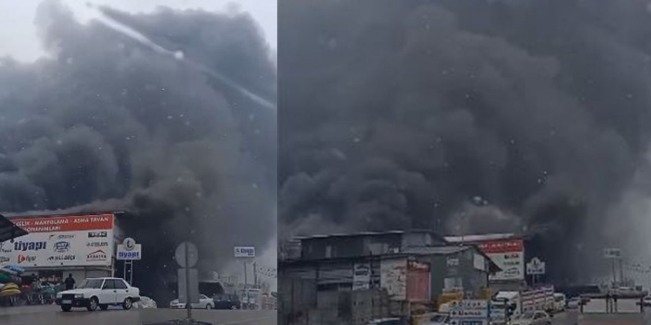 Ankara’da korkutan yangın!