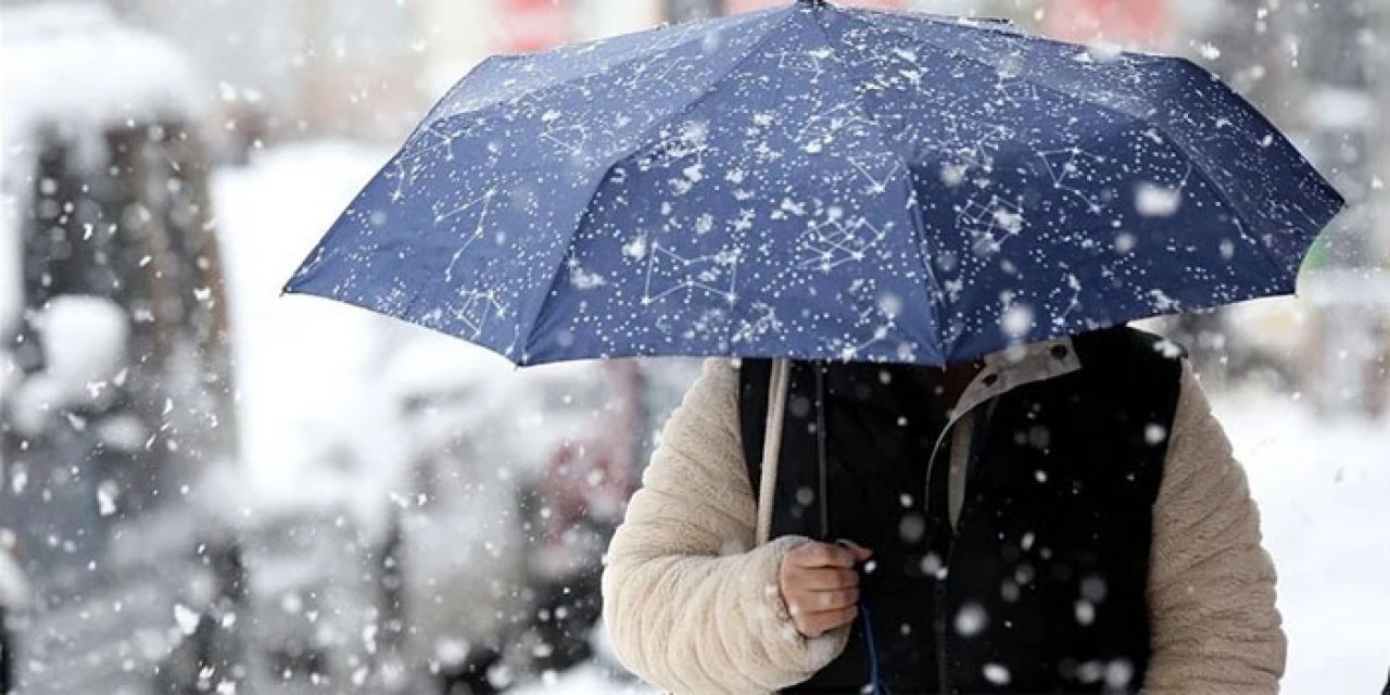 Meteoroloji'den 14 ile uyarı: Kar ve sağanak etkili olacak