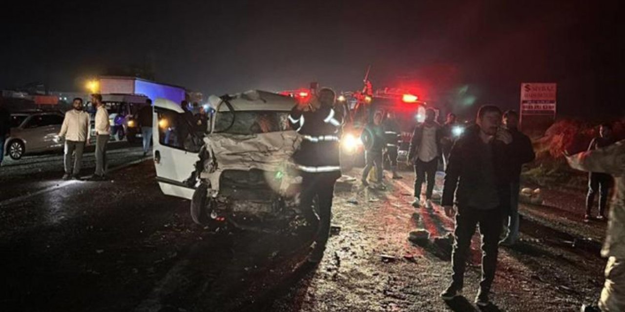 Şanlıurfa'da zincirleme kaza: Çok sayıda ölü ve yaralı