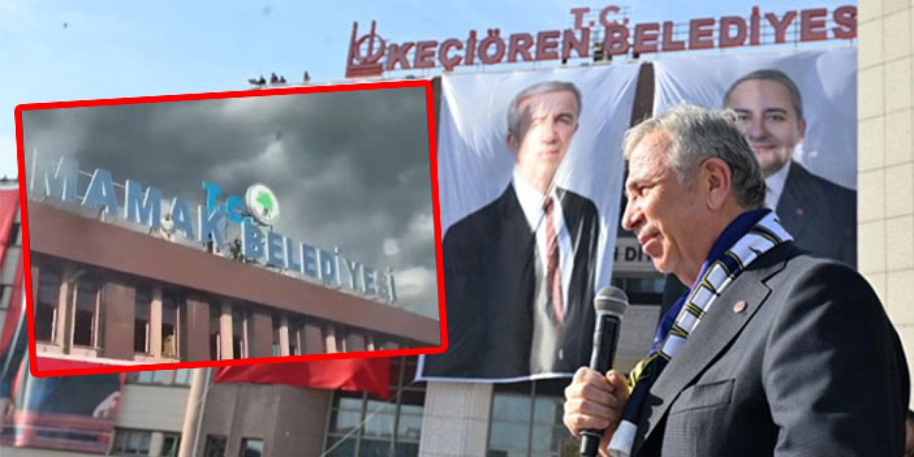 Ankara'da CHP'li başkanların ilk icraatları T.C. tabelası oldu