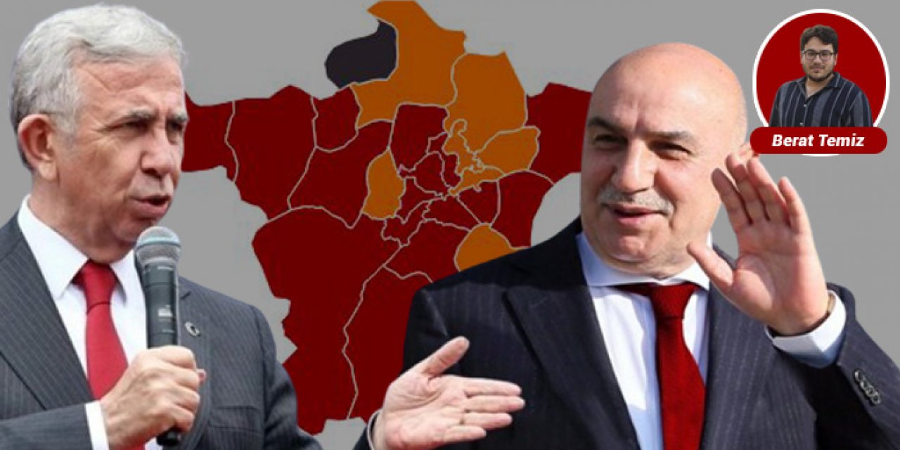 Mansur Yavaş ve Turgut Altınok'un ilçelerdeki oy oranı belli oldu: Yavaş 20 ilçede önde