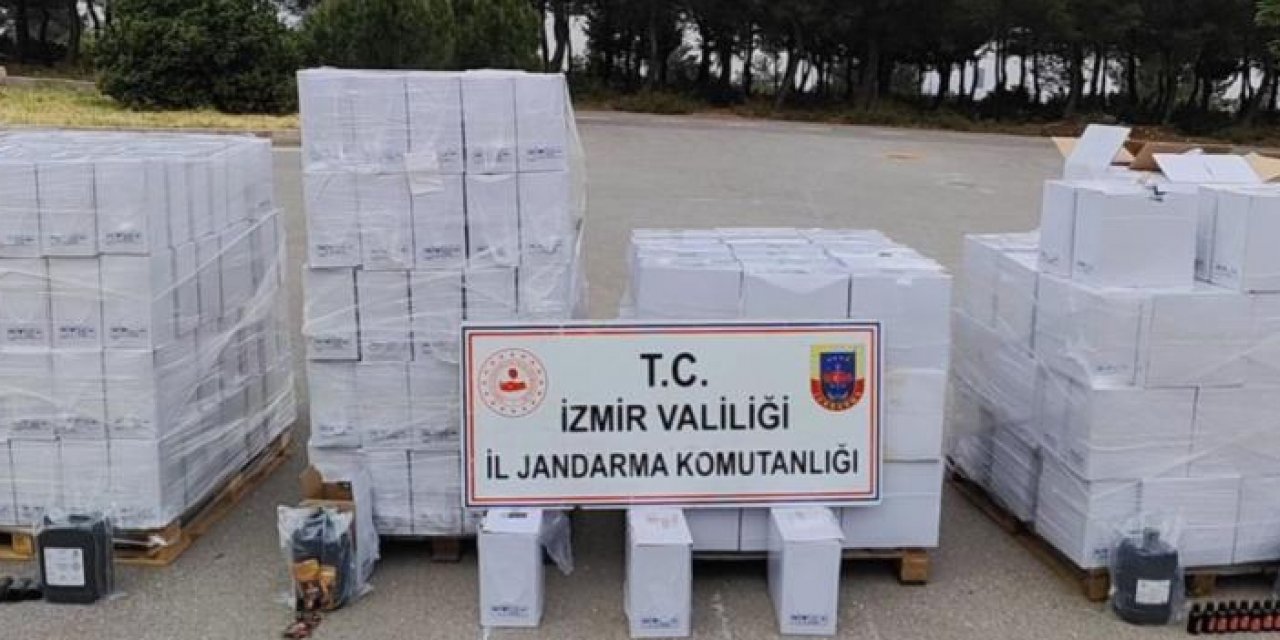 İzmir'de dev alkol vurgunu: 8,5 ton ele geçirildi