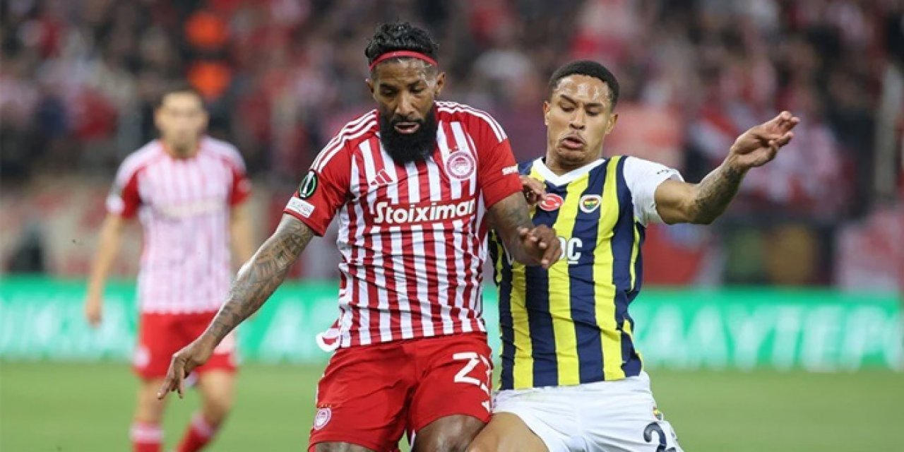 Fenerbahçe-Olympiakos maçında ilk yarı 1-0 tamamlandı