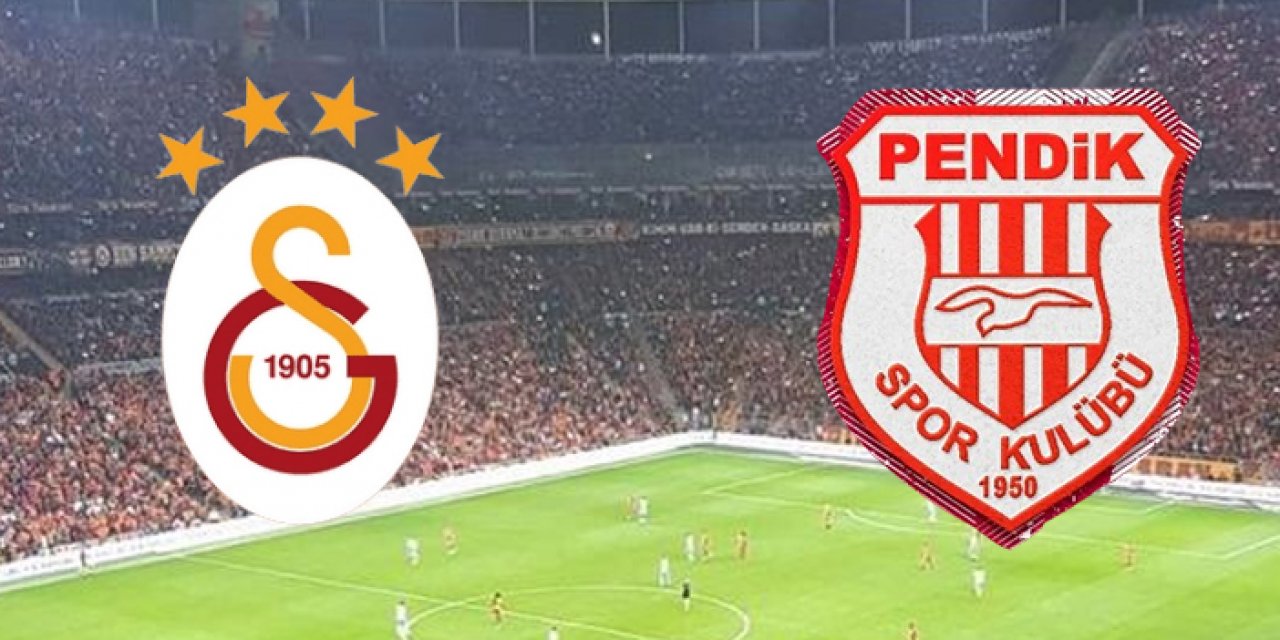 İşte Galatasaray-Pendikspor mücadelesinin ilk 11'leri