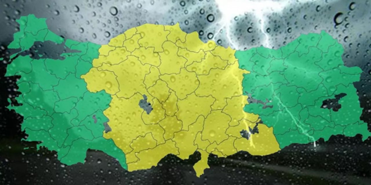 Meteoroloji uyardı: 35 şehre sarı kod geçildi