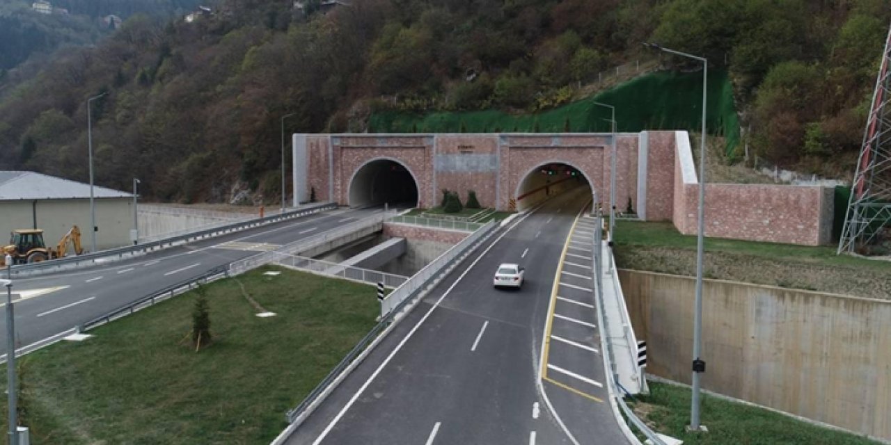 Yeni Zigana Tüneli'nden bir yılda rekor geçiş