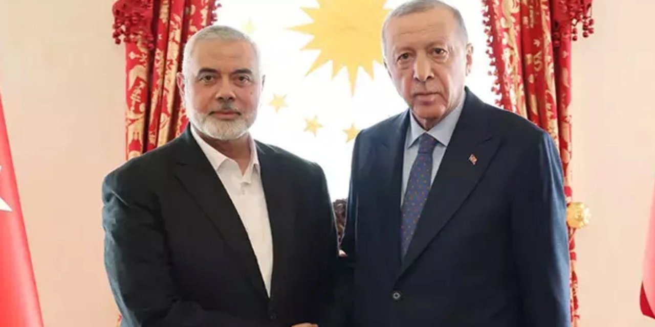 Cumhurbaşkanı Erdoğan Hamas lideri ile görüştü
