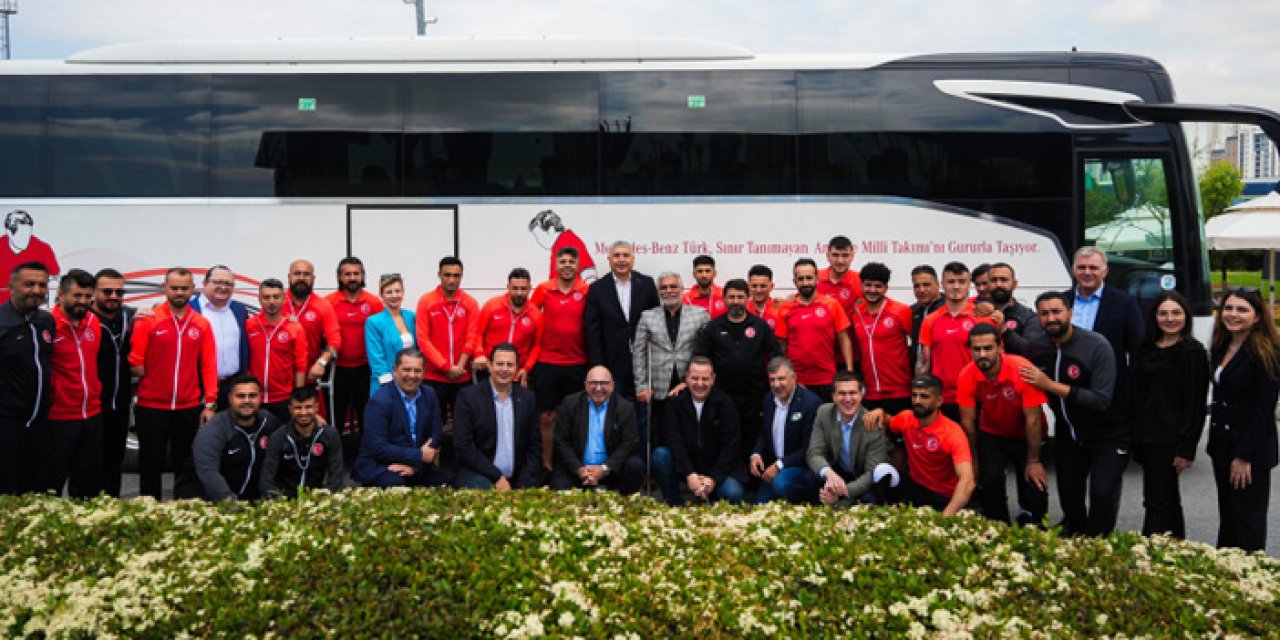 Mercedes-Benz Türk, Ampute Futbol Milli Takımı'nı ağırladı