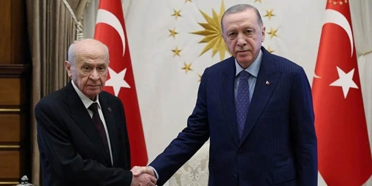 Cumhurbaşkanı Erdoğan ve Bahçeli görüşmesi başladı