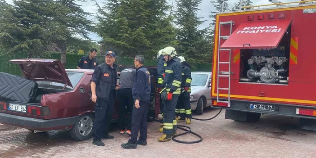 Konya'da korku dolu anlar!  Hastanede yangın çıktı