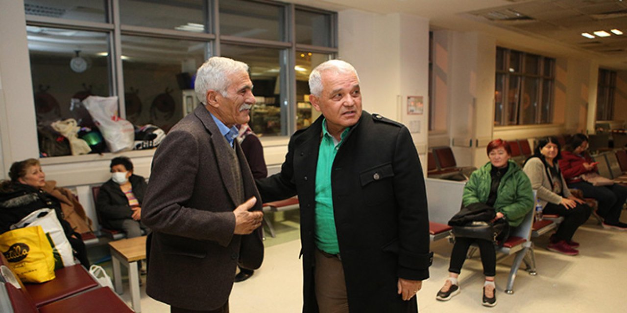 Mamak Belediye Başkanı Şahin'den acil hastalarına ziyaret