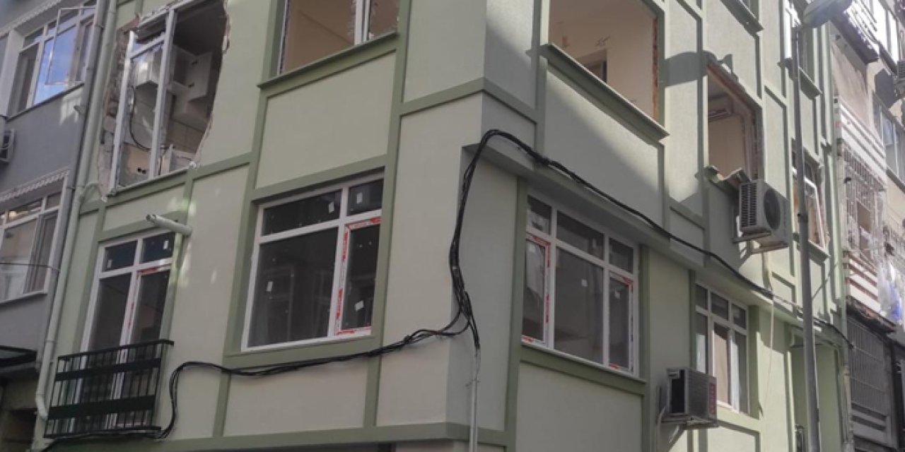 İstanbul'da bir evde doğal gaz patladı