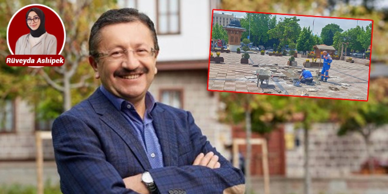 Hamamönü'nde yenilik: Parke taşları değişiyor