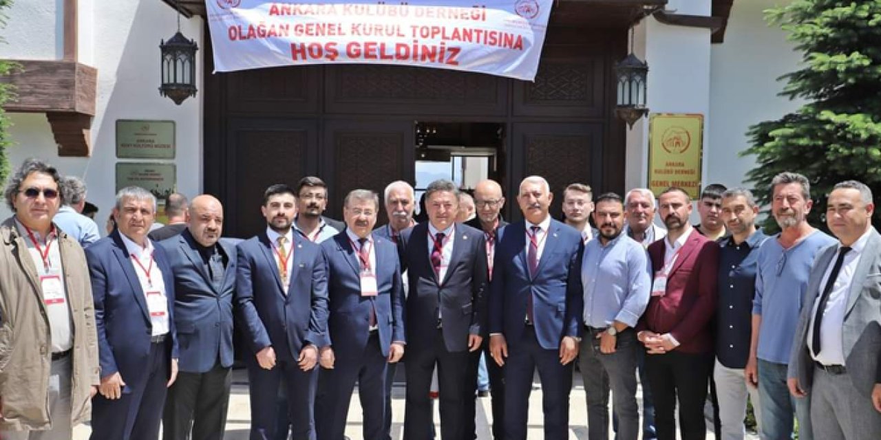 Ankara Kulübü Derneği Başkanı Metin Özaslan güven tazeledi