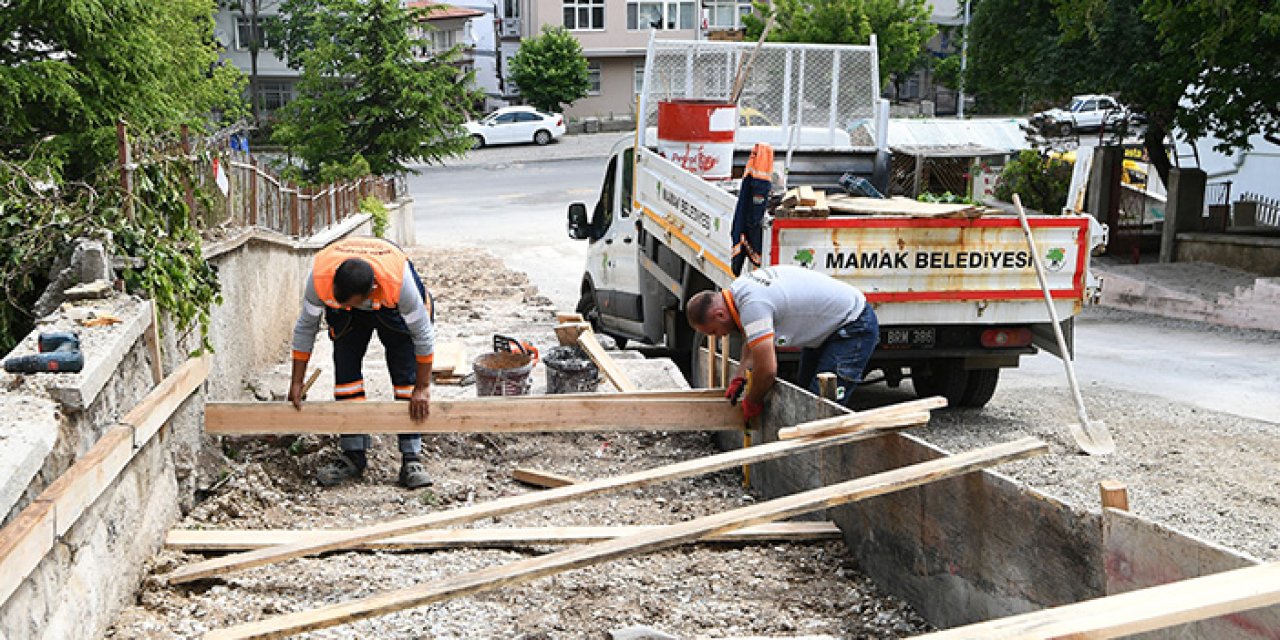 Mamak Belediyesi ve ASKİ, "rögar" mağduriyetini giderdi