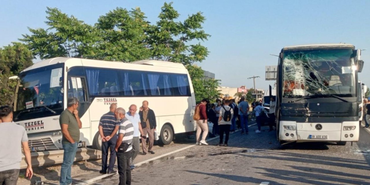 Kırklareli'nde feci kaza: 19 kişi yaralandı