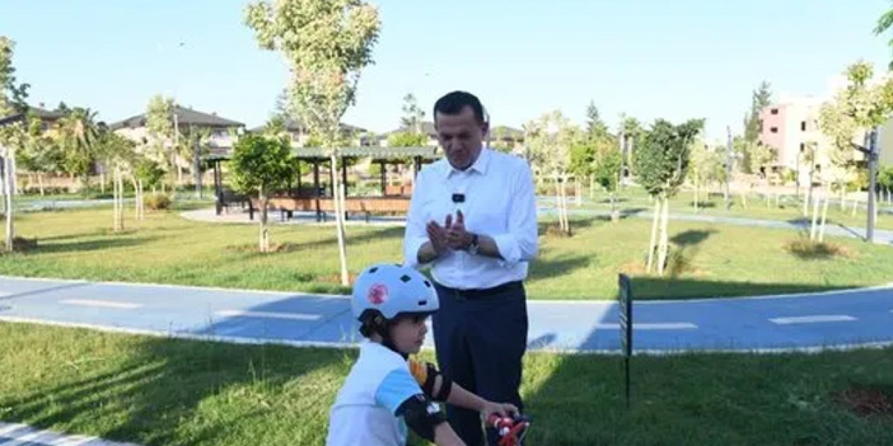 Çocuklar ve aileler Bisiklet Eğitim Parkı’nı çok sevdi