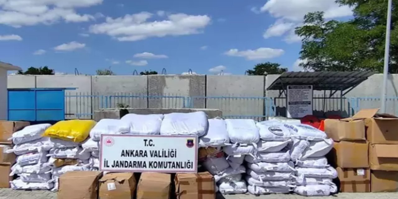 Ankara'da 5,5 Ton Kaçak Tütün Ele Geçirildi